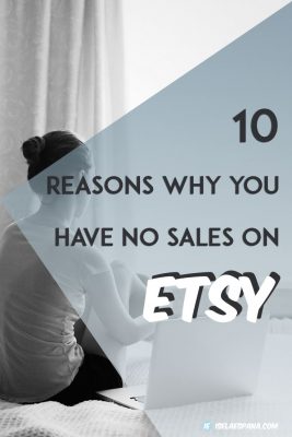 why you have no sales on etsy