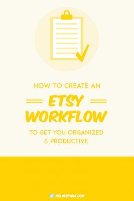 Etsy Workflow